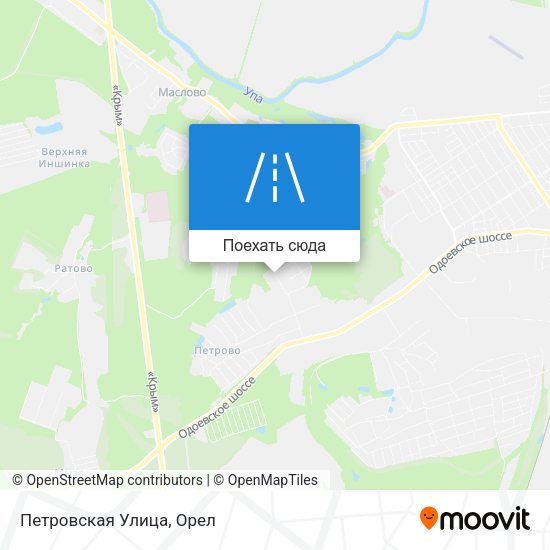 Карта Петровская Улица