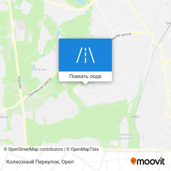 Карта Колхозный Переулок