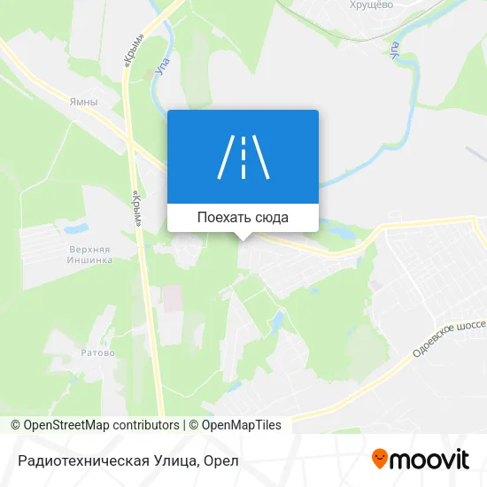 Карта Радиотехническая Улица