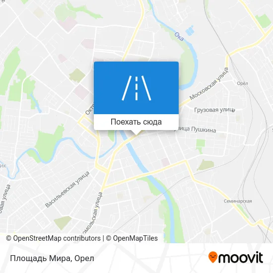 Карта Площадь Мира