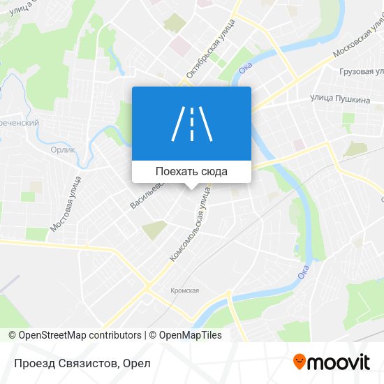 Карта Проезд Связистов