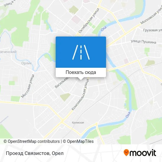 Карта Проезд Связистов