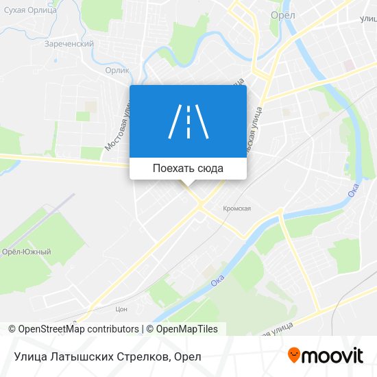 Карта Улица Латышских Стрелков