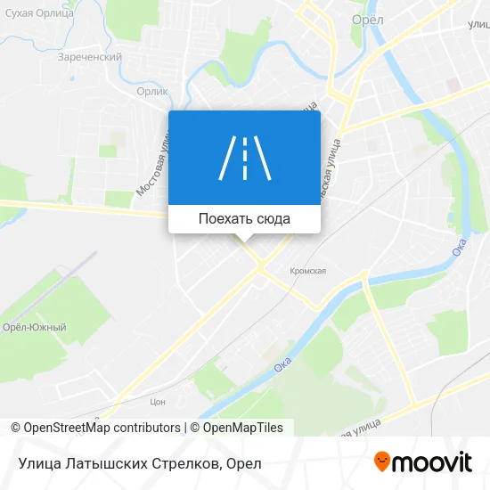 Карта Улица Латышских Стрелков
