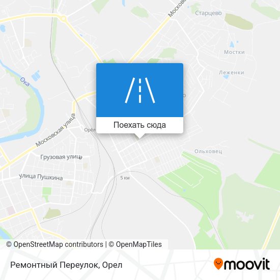 Карта Ремонтный Переулок