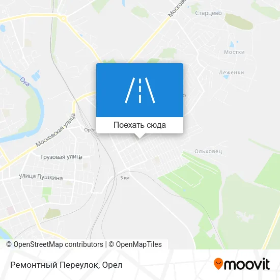 Карта Ремонтный Переулок