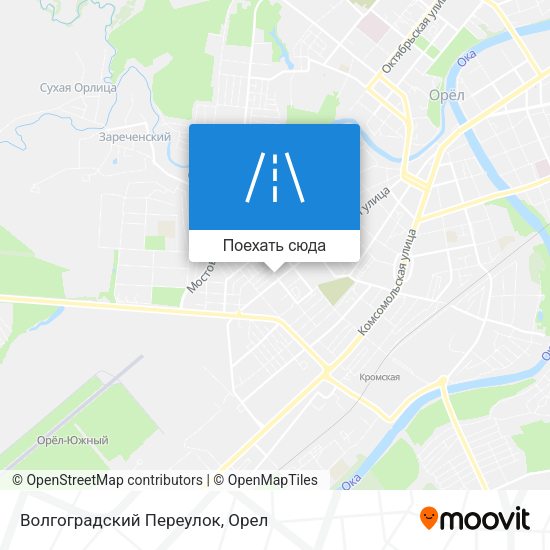 Карта Волгоградский Переулок