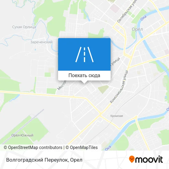 Карта Волгоградский Переулок
