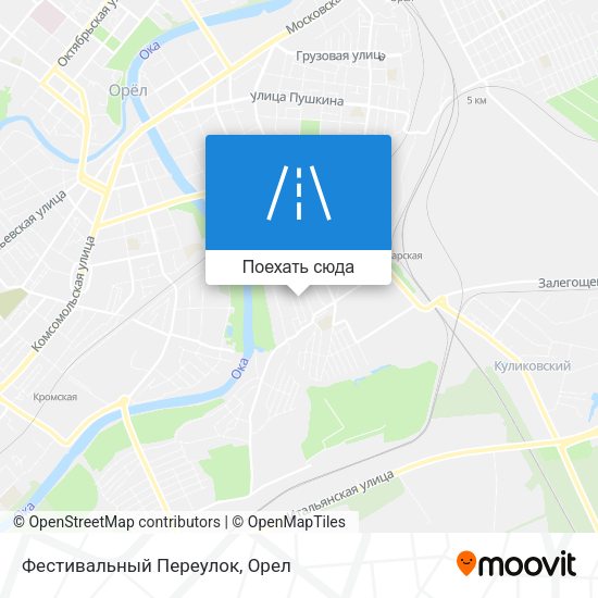 Карта Фестивальный Переулок