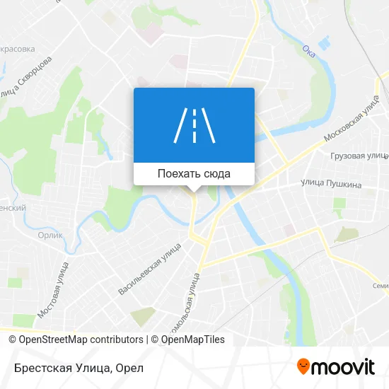 Карта Брестская Улица
