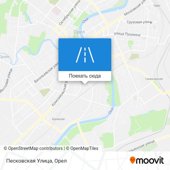 Карта Песковская Улица