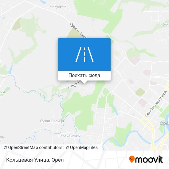 Карта Кольцевая Улица