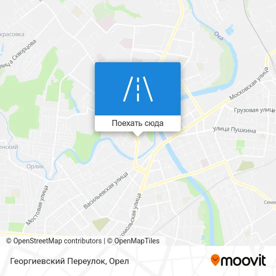Карта Георгиевский Переулок