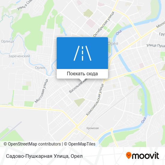 Карта Садово-Пушкарная Улица