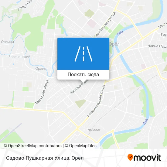 Карта Садово-Пушкарная Улица
