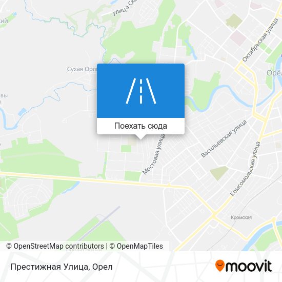 Карта Престижная Улица