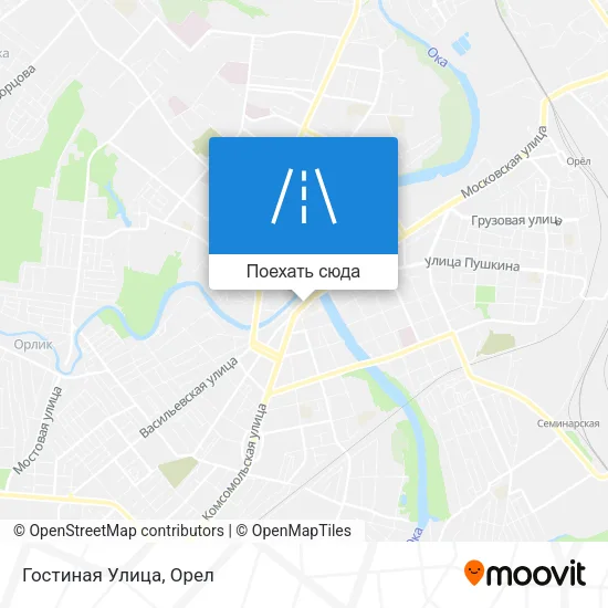 Карта Гостиная Улица