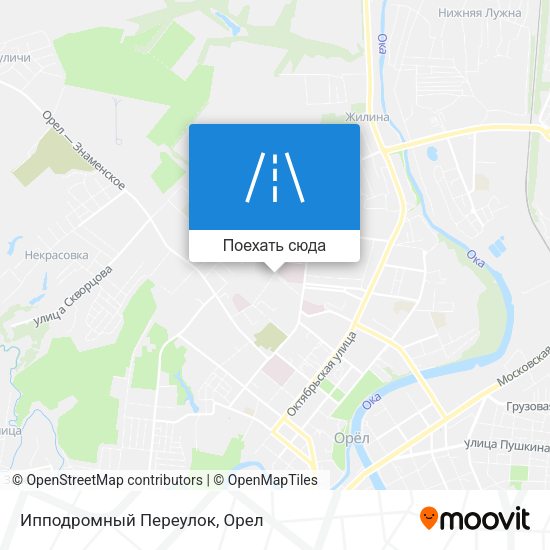 Карта Ипподромный Переулок
