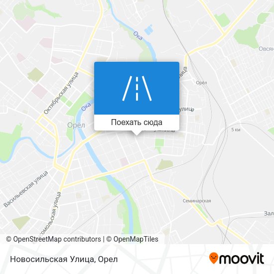 Карта Новосильская Улица