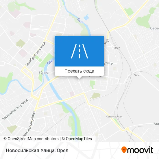 Карта Новосильская Улица