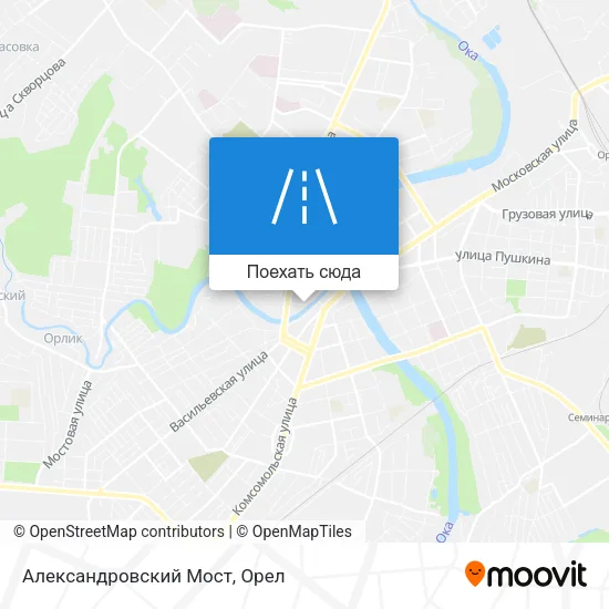 Карта Александровский Мост