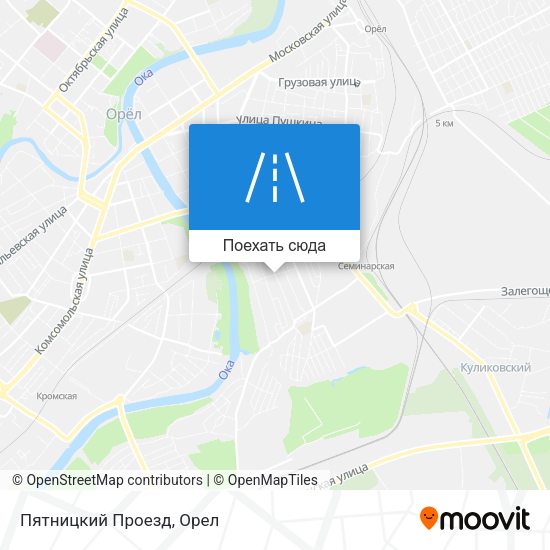 Карта Пятницкий Проезд