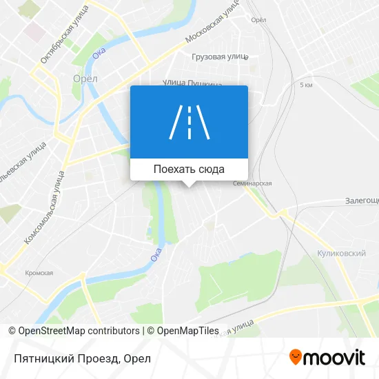 Карта Пятницкий Проезд