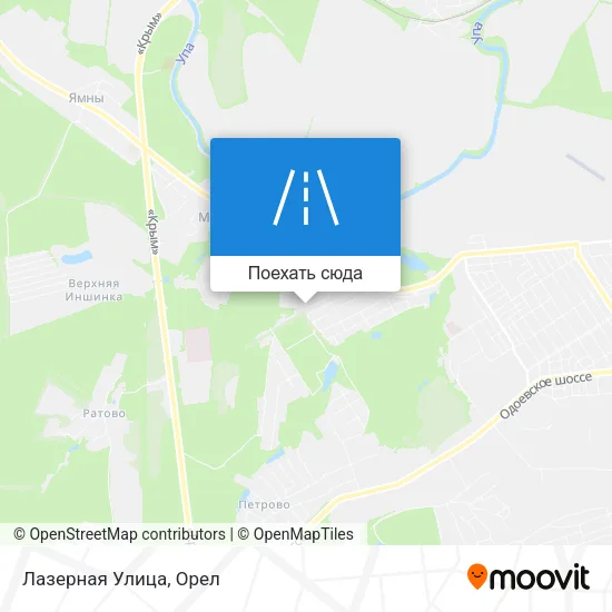 Карта Лазерная Улица