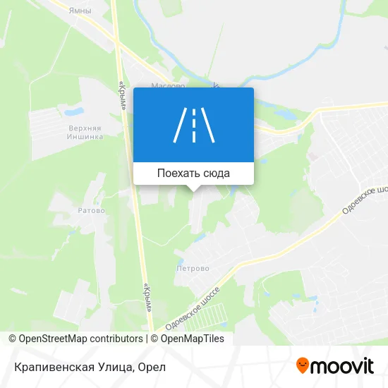 Карта Крапивенская Улица
