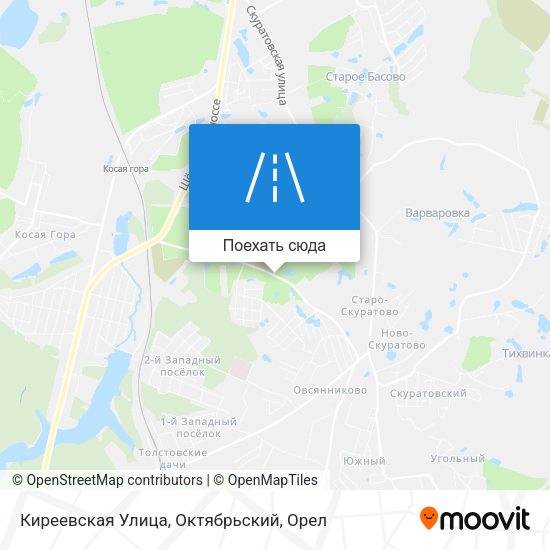 Карта Киреевская Улица, Октябрьский