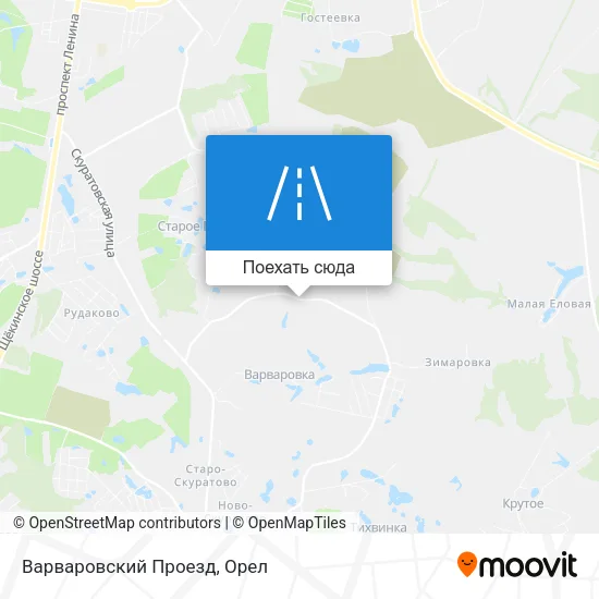 Карта Варваровский Проезд
