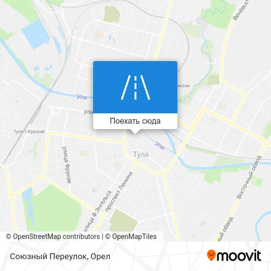 Карта Союзный Переулок