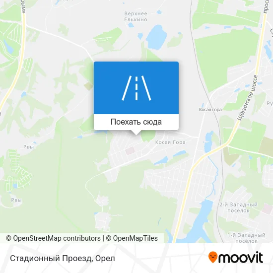 Карта Стадионный Проезд