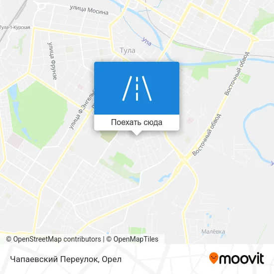 Карта Чапаевский Переулок