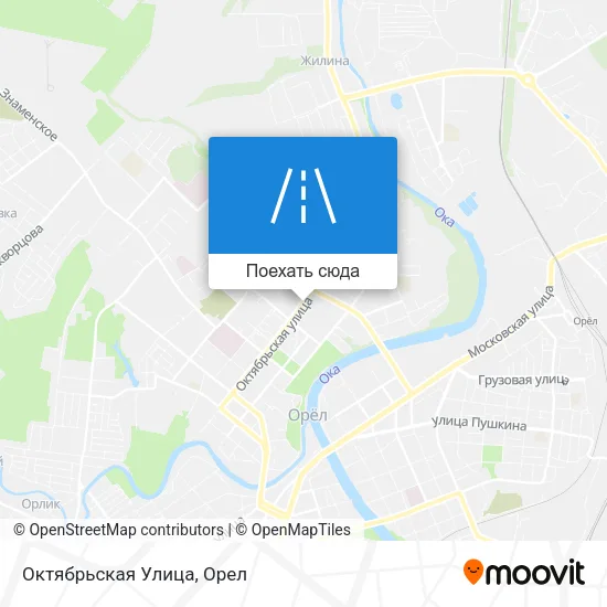 Карта Октябрьская Улица