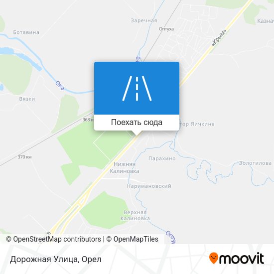 Карта Дорожная Улица