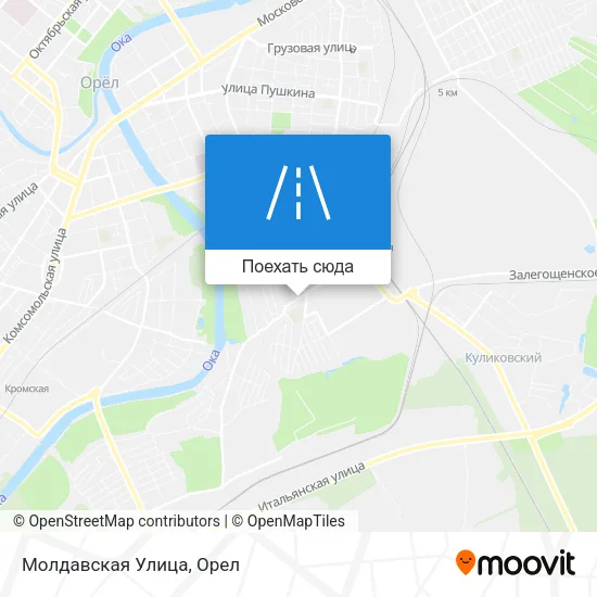 Карта Молдавская Улица