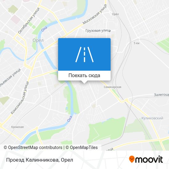 Карта Проезд Калинникова