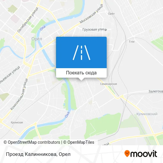 Карта Проезд Калинникова