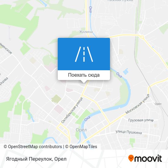 Карта Ягодный Переулок