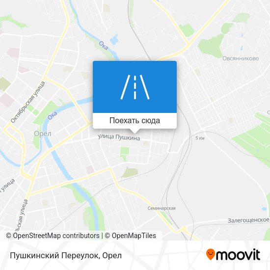 Карта Пушкинский Переулок