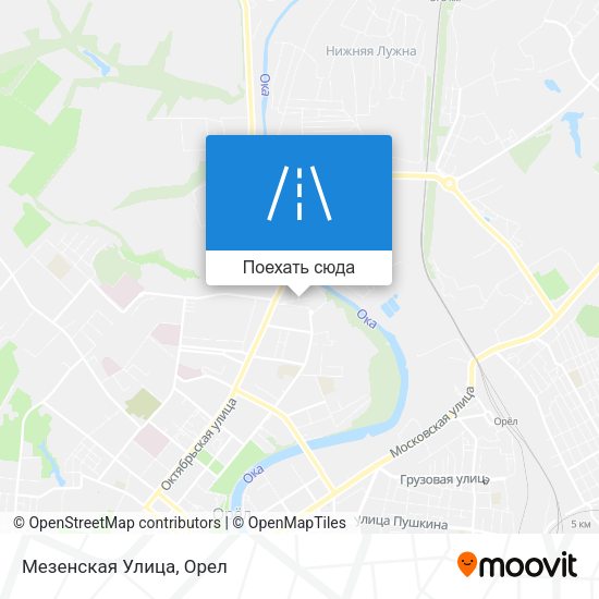 Карта Мезенская Улица