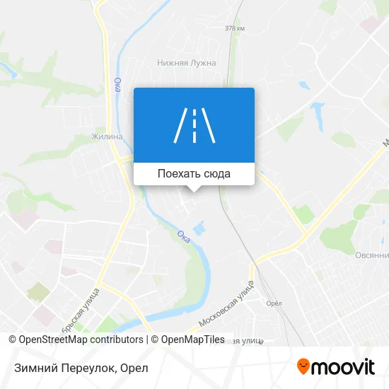 Карта Зимний Переулок