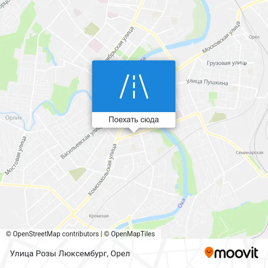 Карта Улица Розы Люксембург