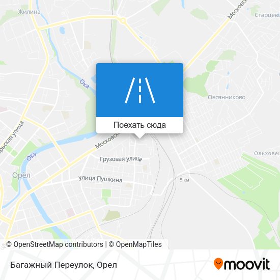 Карта Багажный Переулок