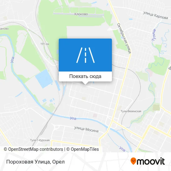 Карта Пороховая Улица