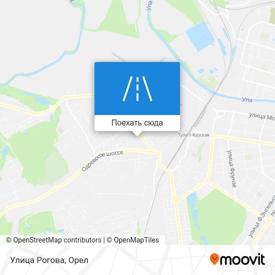 Карта Улица Рогова
