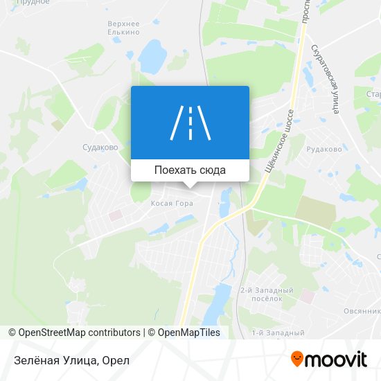 Карта Зелёная Улица