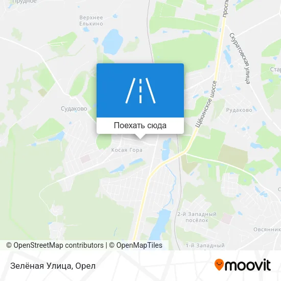 Карта Зелёная Улица