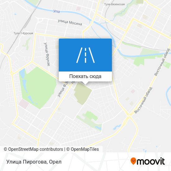 Карта Улица Пирогова